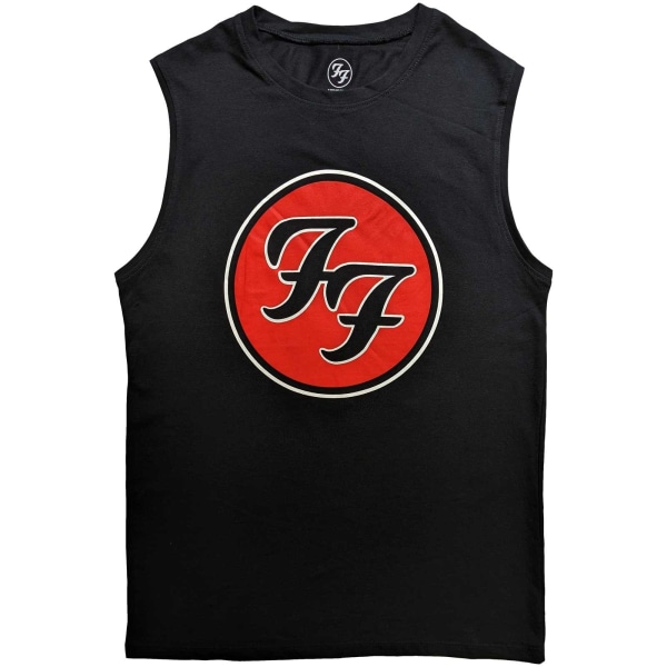 Foo Fighters Unisex Vuxen Logotyp bomullslinne L Svart Black L