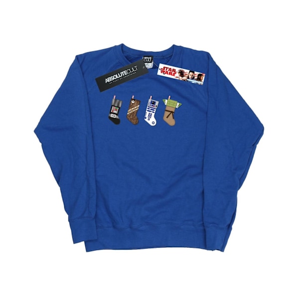 Star Wars Damstrumpor Julstrumpor Sweatshirt M Royal Royal Blue M