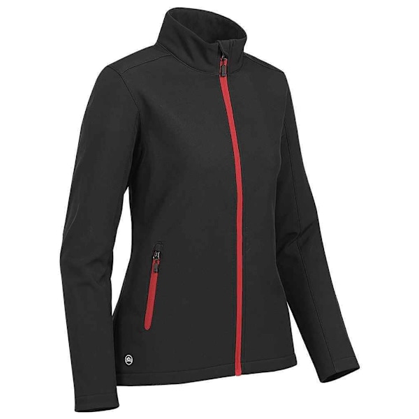 Stormtech Dam/Kvinnor Orbiter Soft Shell Jacka L Svart/Ljusröd Black/Bright Red L