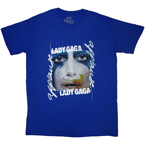 Lady Gaga Unisex Adult Artpop Facepaint T-Shirt S Blå Blue S