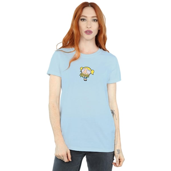The Powerpuff Girls Dam/Damer Bomull Boyfriend T-Shirt XXL Baby Blue XXL