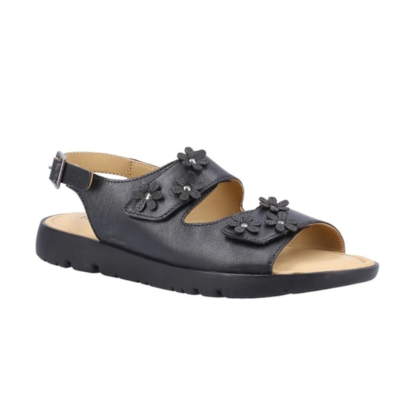 Fleet & Foster Dam/Damer Kara Lädersandaler 8 UK Svart Black 8 UK