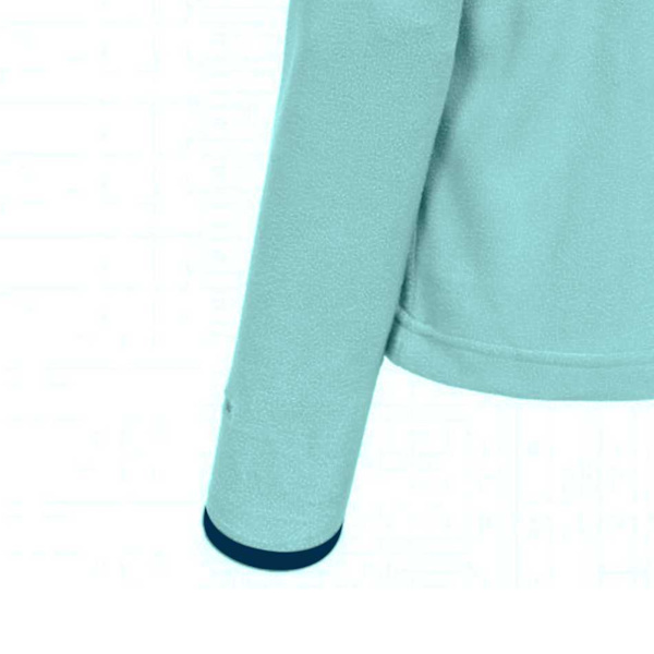 Trespass Sybil Halvzip Microfleece Top för Flickor 7-8 År Teal Mist Teal Mist 7-8 Years