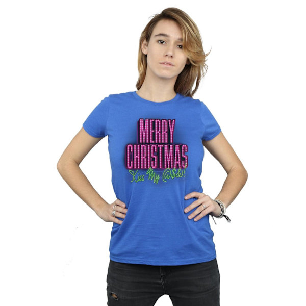 National Lampoon's Christmas Vacation Dam/Damer Kiss My Ass Royal Blue XXL