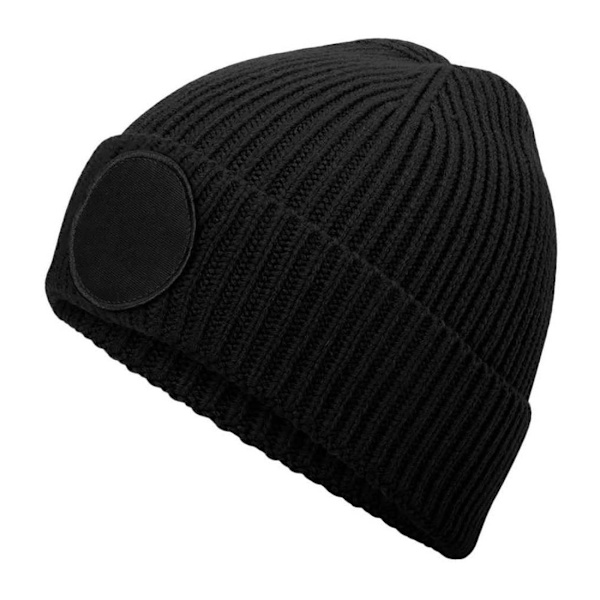 Beechfield Patch Rund Patch Mössa One Size Svart Black One Size