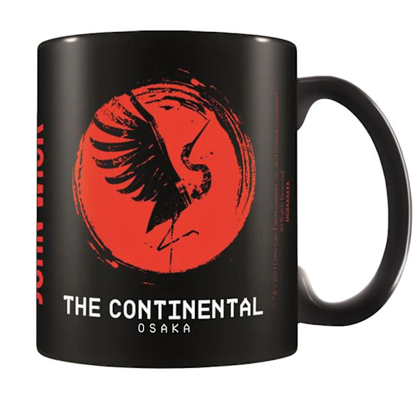 John Wick The Continental Mugg En Storlek Svart/Röd Black/Red One Size