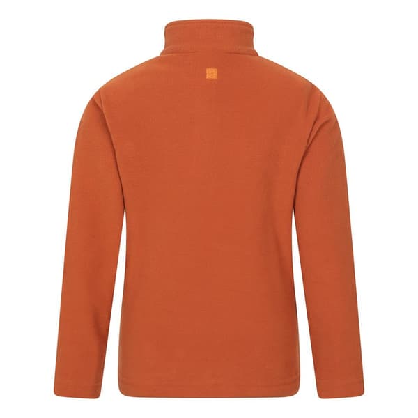 Mountain Warehouse Barn/Barn Camber II Halv Dragkedja Fleecejacka Rust 5-6 Years