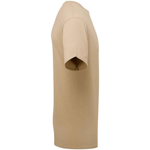 Russell Herr Ringspun Bomull Klassisk T-shirt M Tan Tan M