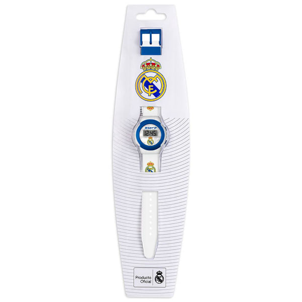 Real Madrid CF Barn/Ungdom Digital Klocka One Size Vit/Blå White/Blue/Yellow One Size