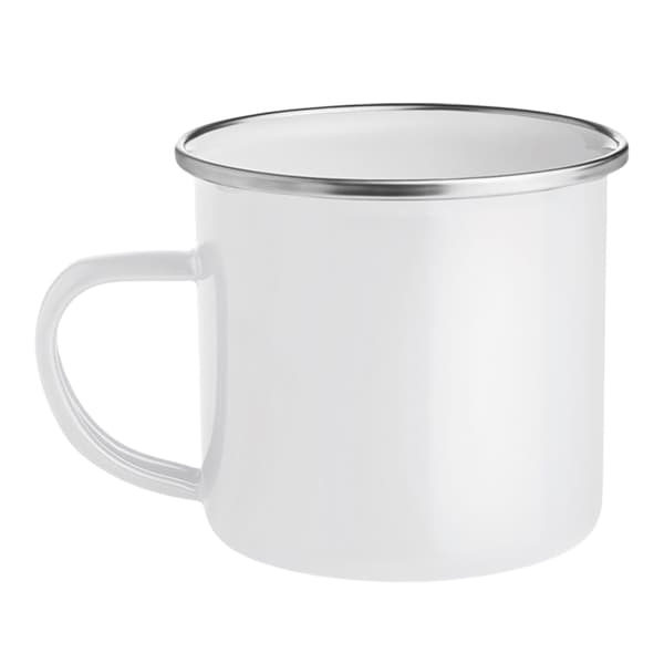 MidOcean Plateado Emalj Sublimering 350ml Mugg En Storlek Vit White One Size