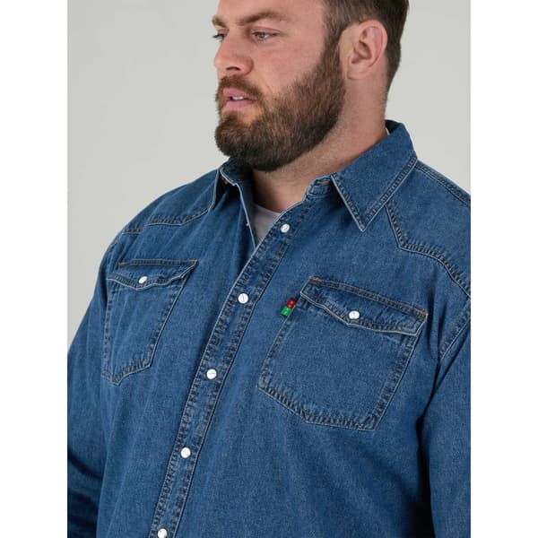 Duke Herr D555 Western Denimskjorta Medium Stonewash Stonewash Medium