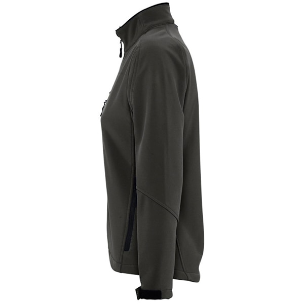 SOLS Dam/Kvinnor Roxy Soft Shell Jacka (Andningsbar, Vindtät Och Vattenavvisande) Charcoal XL