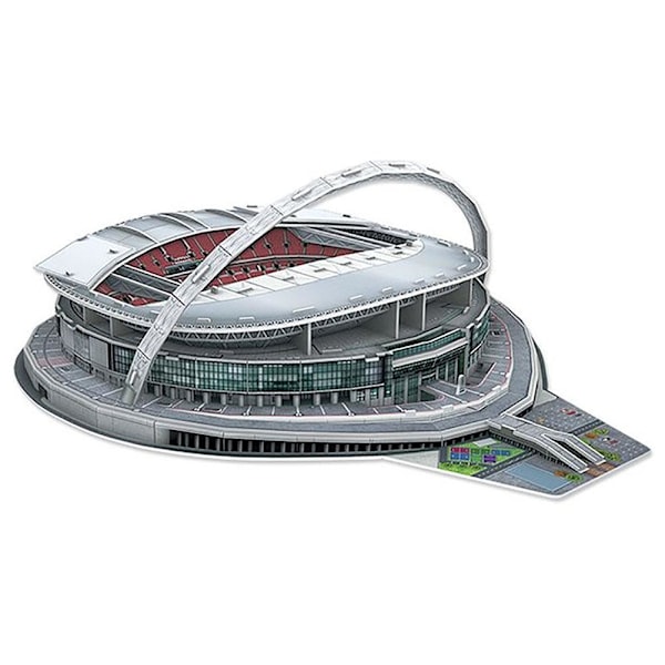 England FA Wembley Stadium 3D-pussel En storlek Flerfärgad Multicoloured One Size