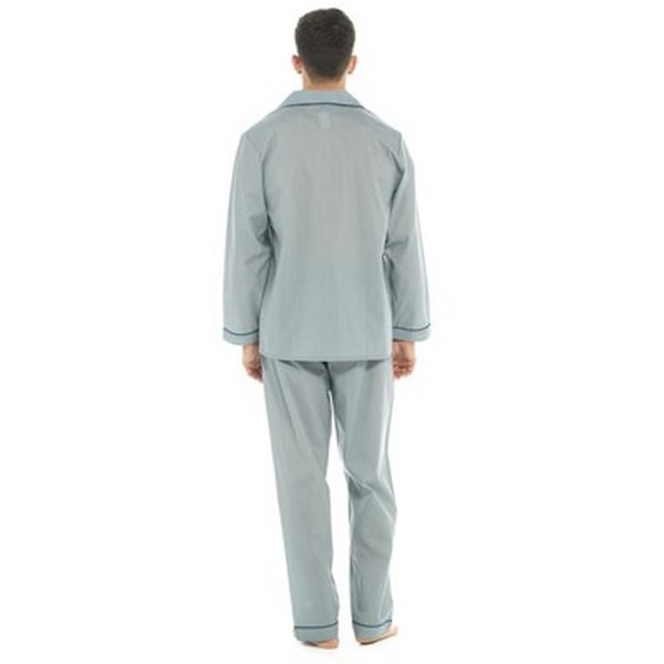 Walter Grange Herr Randig Pyjamas Set L Blå Blue L