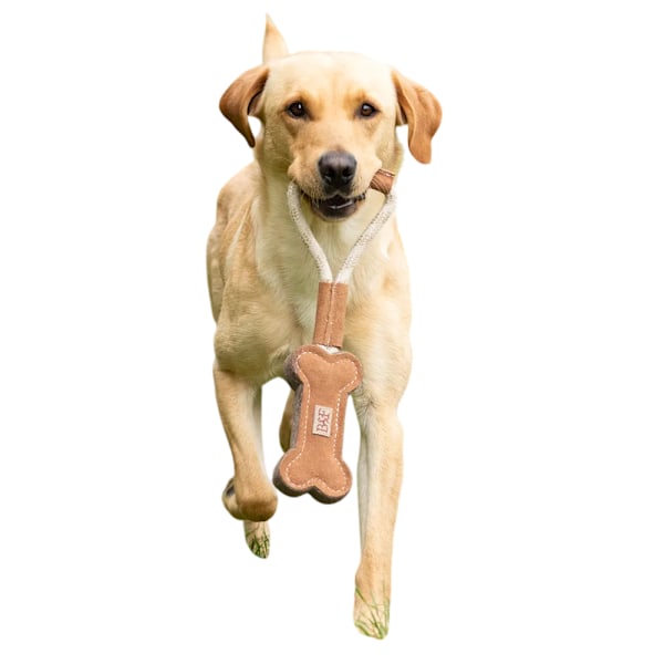 Benji & Flo Tug ´N´ Play Ben i mocka med rep, hundleksak, en storlek, brun Brown/Beige One Size