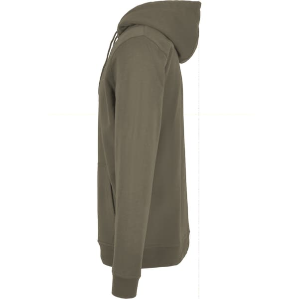 Build Your Brand Basic Hoodie för män L Oliv Olive L