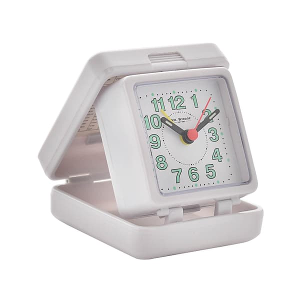 Hometime Quartz Rese Analog Väckarklocka One Size Vit White One Size