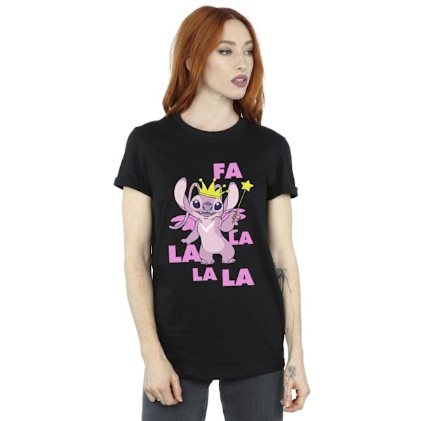 Disney Dam/Kvinnor Lilo & Stitch Angel Fa La La Bomull Pojkvän Black 4XL
