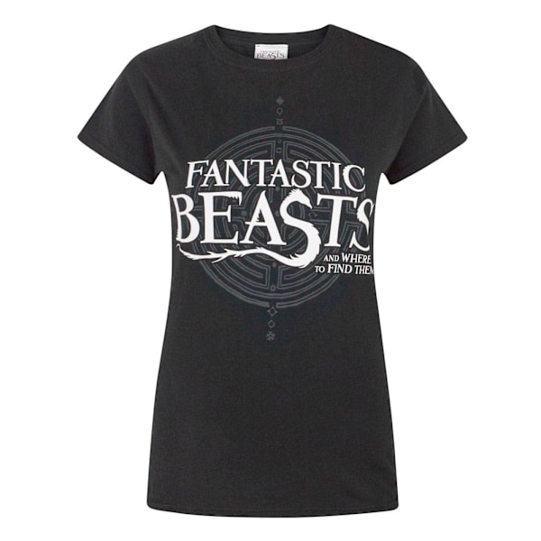 Fantastiska vidunder och var man hittar dem Dam/Dam Logotyp T-shirt Black X-Large
