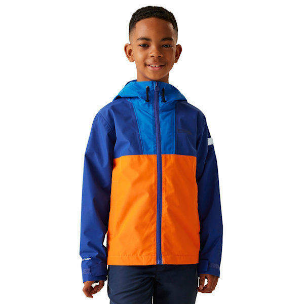 Regatta Barn/Barn Hanleigh Vattentät Jacka 14 År Oxfo Oxford Blue/New Royal/Persimmon 14 Years