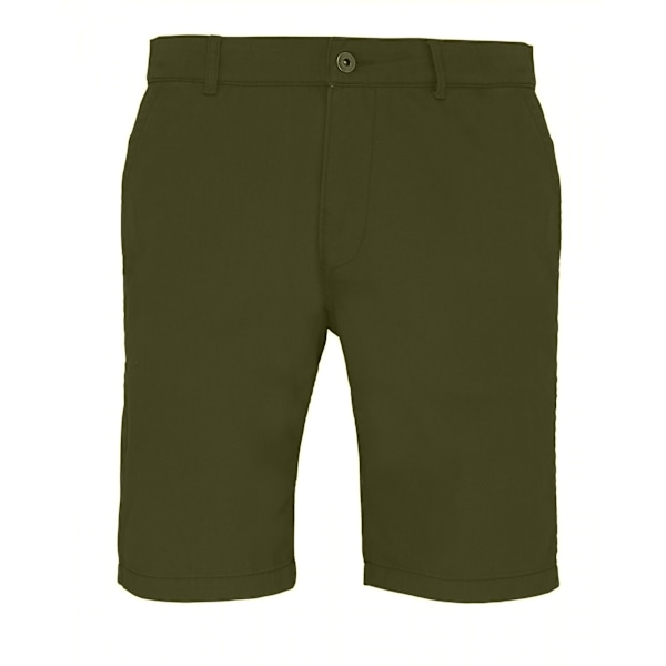 Asquith & Fox Herrkläder Casual Chino Shorts L Olive Olive L