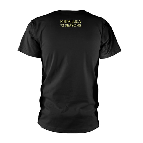 Metallica Unisex Adult Burnt Vinyl T-Shirt M Svart Black M