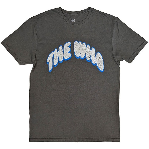 The Who Unisex Vuxen Flagga Tecknad Baksida Tryck T-Shirt L Kolgrå Charcoal Grey L