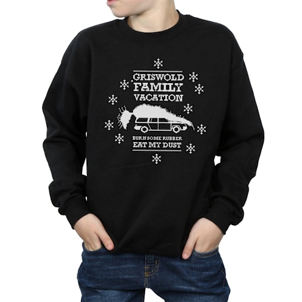 National Lampoon´s Christmas Vacation Boys Eat My Dust Sweatshirt Black 5-6 Years