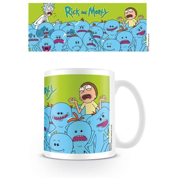 Rick And Morty Mr Meeseeks Mug En Storlek Blå/Grön Blue/Green One Size