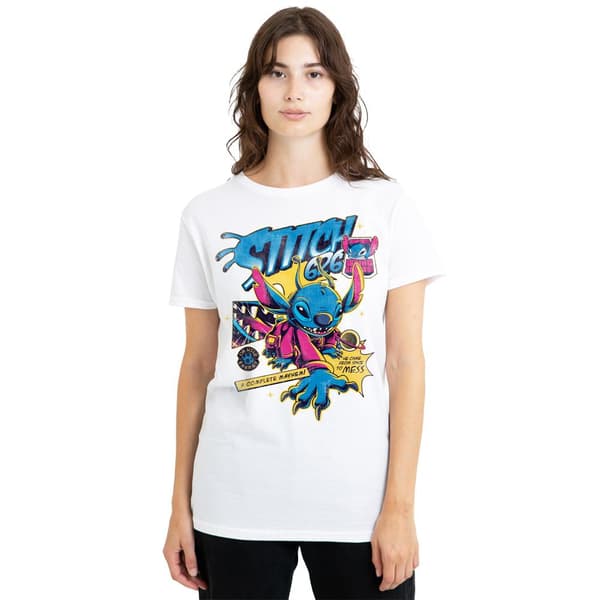 Lilo & Stitch Dam 626 Comic T-shirt L Vit White L