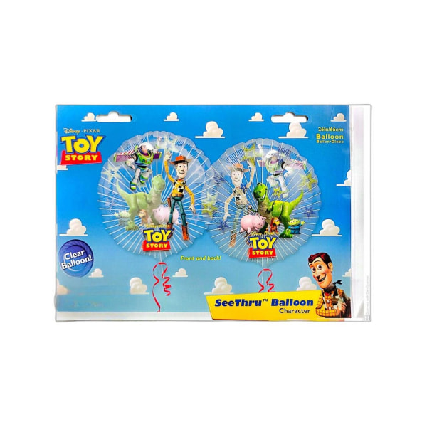 Toy Story SeeThru Characters Folieballong One Size Clear/Multic Clear/Multicoloured One Size
