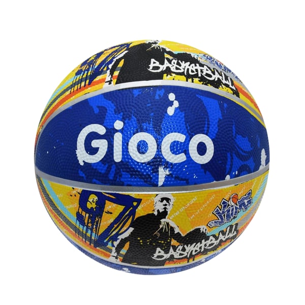 Gioco Street2 Basketball 7 Gul/Blå Yellow/Blue 7