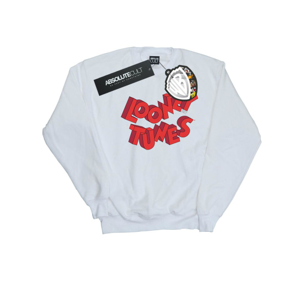 Looney Tunes Dam/Damer 3D Logotyp Sweatshirt M Vit White M