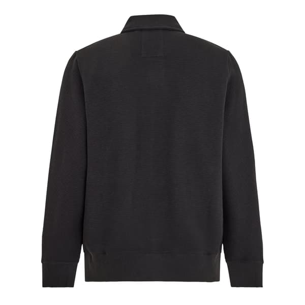 Luke Herr Cribbs Ribbstickad Kofta S Svart Black S