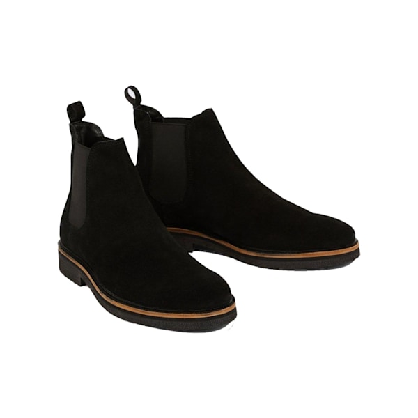 Burton Herr Mocka Chelsea Boots 10 UK Svart Black 10 UK bc90 Black