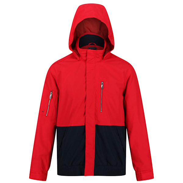 Regatta Feelding Colour Block Vattentät Bomberjacka L T True Red/Navy L