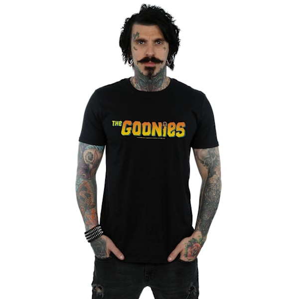 The Goonies Classic Logo T-shirt för män, M, svart Black M