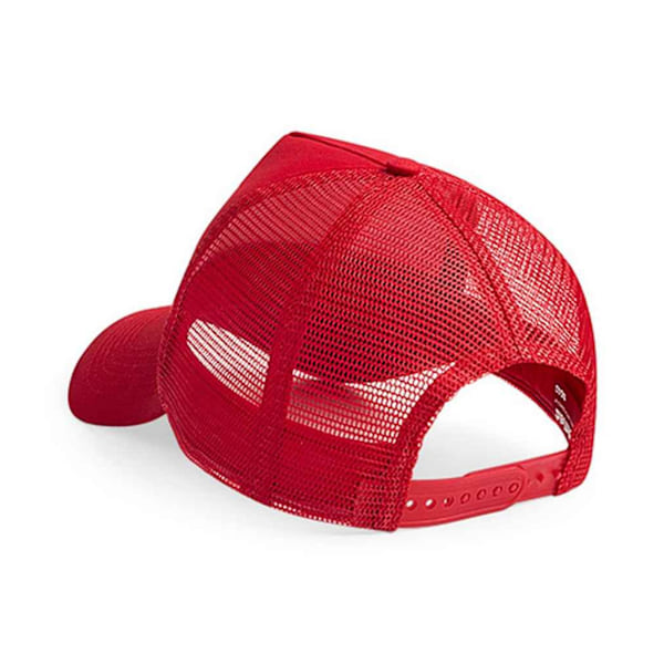 Beechfield Unisex Vuxen Snapback Trucker Cap En Storlek Klassisk R Classic Red/Classic Red One Size