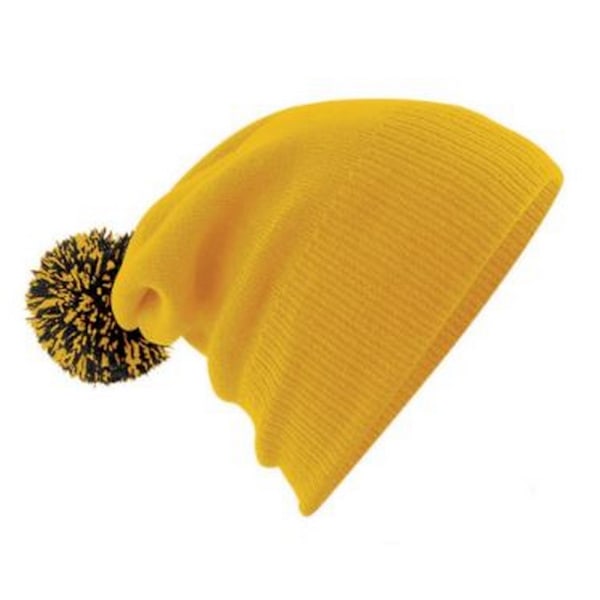 Beechfield Vuxen Unisex Snowstar Mössa One Size Guld/Svart Gold/Black One Size