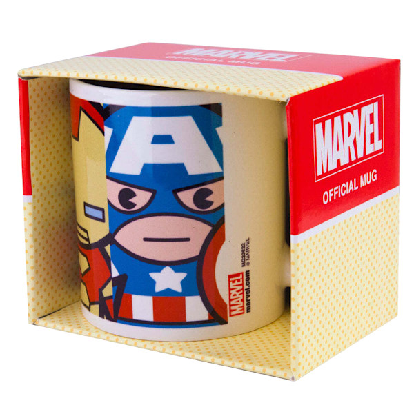 Marvel Avengers Kawaii Mugg En Storlek Flerfärgad Multicoloured One Size