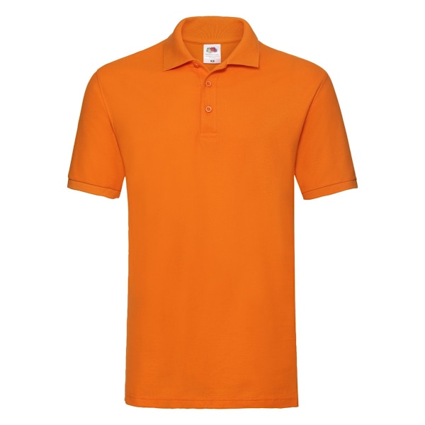 Fruit of the Loom Premium Pique Poloskjorta S Orange Orange S