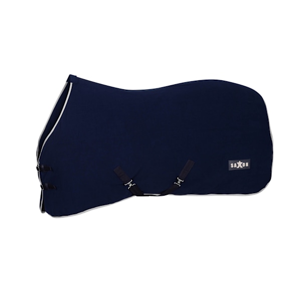 Saxon Defiant Standard-Neck Fleece Hästtäcke 6´ 6 Marin/Vit Navy/White 6´ 6