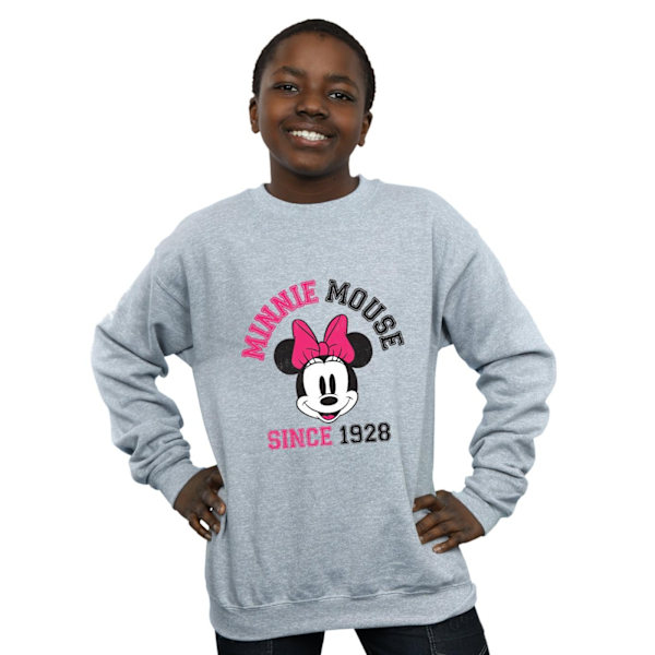 Disney Boys Mickey Mouse Sedan 1928 Sweatshirt 7-8 År Sport Sports Grey 7-8 Years