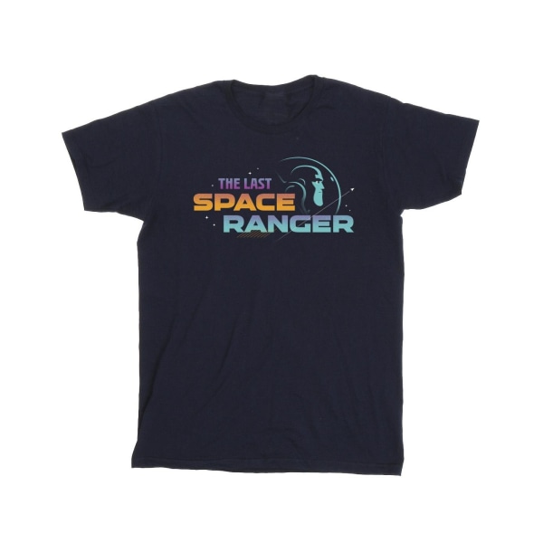 Disney Boys Lightyear Last Space Ranger Text T-shirt 9-11 år Navy Blue 9-11 Years