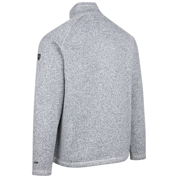 Trespass Corsham Marl Halvzip Fleece Top S Grå för Herr Grey S