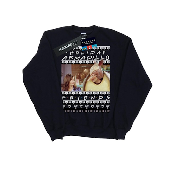 Friends Girls Fair Isle Holiday Armadillo Sweatshirt 9-11 år Navy Blue 9-11 Years