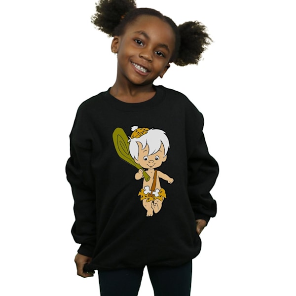 The Flintstones Girls Bamm Bamm Classic Pose Sweatshirt 9-11 år Black 9-11 Years