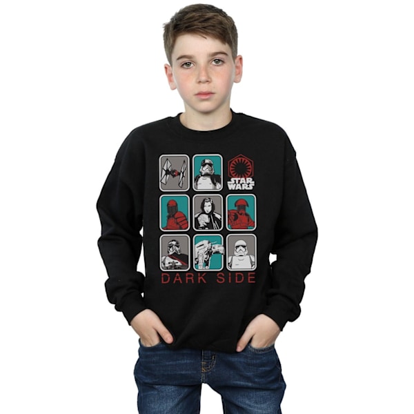 Star Wars The Last Jedi Dark Side Multi Character Sweatshirt för pojkar Black 5-6 Years