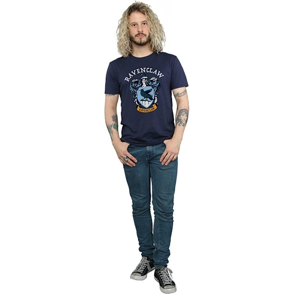 Harry Potter Pojkar Ravenclaw Bomull T-shirt 5-6 År Marinblå Navy Blue 5-6 Years