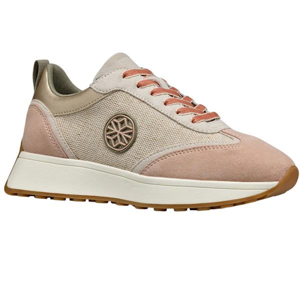 Geox Dam/Dam D Amabel Träningsskor 7 UK Ljus Sand/Ljus Taupe Light Sand/Light Taupe 7 UK